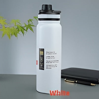 Double-Wall Insulated Stainless Steel Water Bottle 800mL – Hot & Cold, Leak-Proof