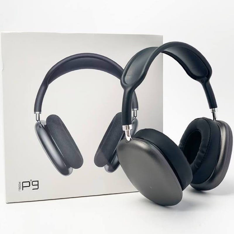 P9 Wireless Headphones | Bluetooth Over-Ear | High Bass & Clear Sound | Foldable & Portable | Noise Reduction - P9 China (Random Color)