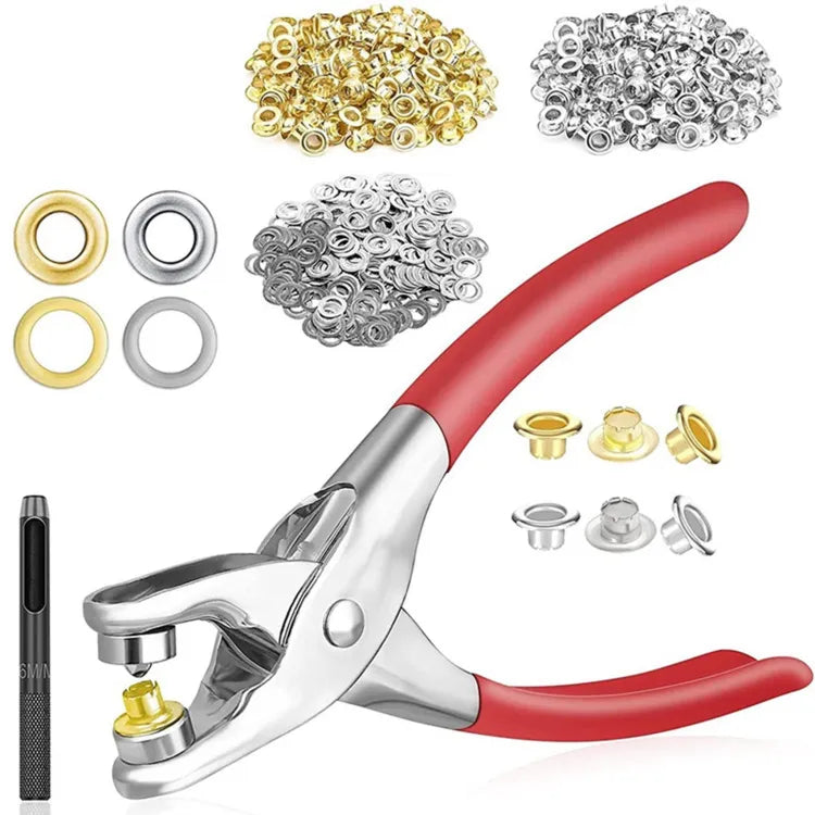 Tich Button Machine Plier Metal Body With 50 Button - Button Size 16