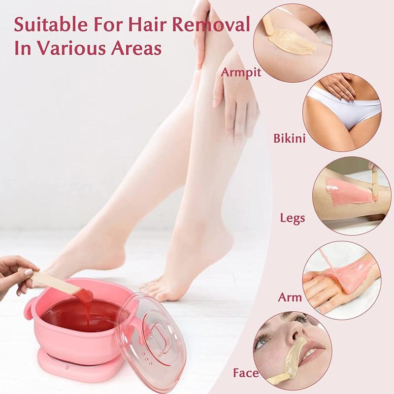 Portable Foldable 400ML Silicone Wax Warmer – Travel-Friendly Hair Removal Heater For Body & Spa Use | Random Color